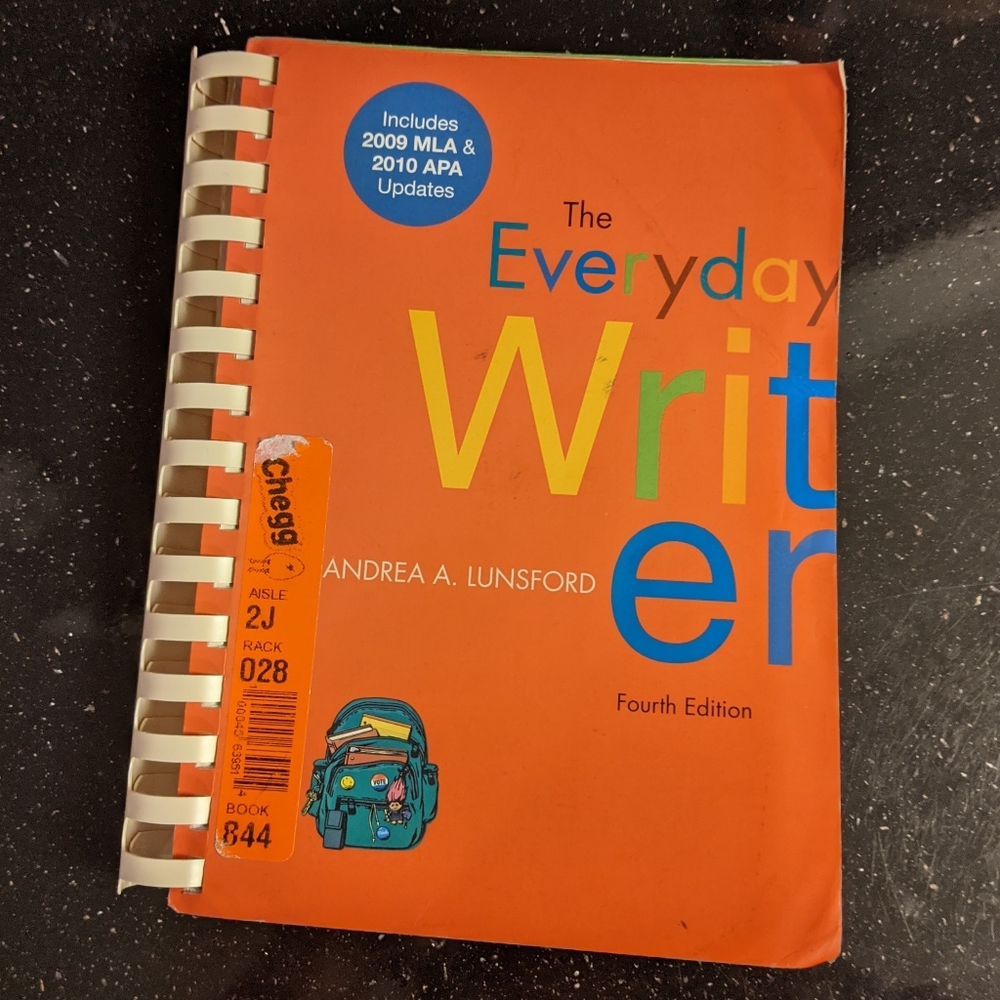 writing handbook: The Everyday Writer
